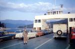 Car Ferry, Vehicle, automobile, Ferryboat, 1950s, TSPV06P03_16