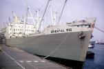 Anchor, Oriental Rio, Oriental Cruise Lines, bow, Kobe Harbor, dock, 1950s, TSPV06P04_08