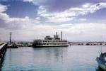 Newport Belle, Paddlewheel Steamer, Newport Harbor, PCH, water, bay, dock, California, USA, TSPV06P05_09