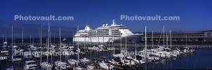 Marina, docks, Regal Princess, Panorama