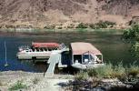 Hells Canyon Jet Boat, Snake River, dock, mountains, TSPV07P06_08