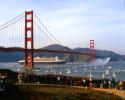 Queen Mary 2, Golden Gate Bridge, IMO: 9241061, Ocean Liner, Cunard Line, TSPV07P11_05