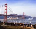 Queen Mary 2, Golden Gate Bridge, IMO: 9241061, Ocean Liner, Cunard Line, TSPV07P11_06