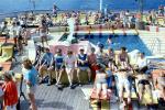 Swimming Pool, lounge chair, sunning, sun worshippers, crowded