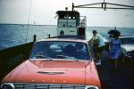 Ford Falcon, Ferry to the Outer Banks, North Carolina, Ferryboat, 1960s, TSPV08P09_01