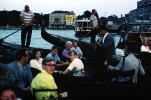 Gondolier and Passengers, Water, Gondola, Venice, Waterway, Canal, TSPV08P09_19
