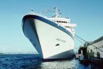 Cruise Ship, Bow, Pier, Sun Viking, Puerto Rico, Ocean Liner, TSPV08P13_17B
