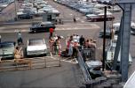  Boarding, Car Ferry, automobiles, vehicles, Waiting, Martha's Vineyard, Massachusetts, 1960s