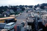 Car Ferry Landing, Martha's Vineyard, Massachusetts, Ferryboat, 1960s
