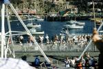 Passengers, Dock, boats, Avalon Harbor, SS-Catalina, Catalina Island, 1950s, TSPV09P12_09