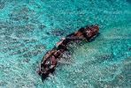 Shipwreck on a Barrier Reef, rusting, Coral Reef, Rusting Hulk, Water, Tropical, Pacific Ocean, Barrier Reef, Hull, TSRV01P01_09.1719