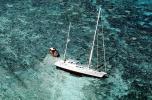 Coral Reef, Shipwreck on a Barrier Reef, yacht, salvage operation