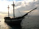 The Carthaginian, square rigger replica whaling ship, Lahaina, Maui, TSTD01_011