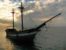 The Carthaginian, square rigger replica whaling ship, Lahaina, Maui, TSTD01_012