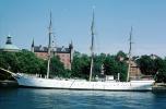 AF Chapman, moored at Skeppsholmen in Stockholm, youth hostel, Baltic Sea