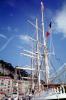 Belem, Three masted Barque, docks, harbor, Nice, TSTV01P09_18