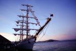 Cuauhtemoc, 3-masted steel barque, Steel-hulled sail training vessel, windjammer, Mexican Navy, Mexico, TSTV02P01_10