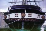 USS Constellation, 3-masted wooden ship, Baltimor Inner Harbor, USN, United States Navy, TSTV02P02_04