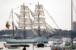 ARC Gloria, official flagship of the Colombian Navy, training ship, three-masted barque, TSTV02P03_12