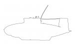 Lockheed Deep Quest outline, line drawing