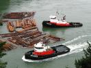 Rosario, Vulcan, Tugboats, Floating Logs, Raft, Whidbey Island, towboat