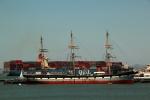 Balclutha, MOL Creation Container Ship, Hyde Street Pier, TSWD02_104