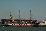 Balclutha, MOL Creation Container Ship, Hyde Street Pier, TSWD02_105