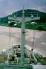 Mast, bow, Mountains, Central America, Transportation, Water, Gaillard Cut, 1966, 1960s, TSWV01P03_08B