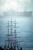 Ghost Ship, San Francisco Bay, Dock, Harbor