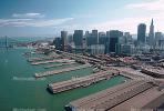 Piers, The Embarcadero, Downtown, Dock, Harbor, freeway, skyline, TSWV01P07_08.1719