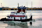 Tugboat, Pusher Tug, Mississippi River, New Orleans, TSWV01P10_02
