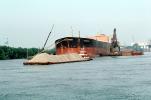 Barge, Serena Bulk Carrier, Oil Tanker, Mississippi River, New Orleans