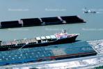Matson Containership, Barge, Dock, TSWV01P11_03B