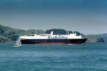 Subaru, car transport, carrier, sailboat, San Francisco Bay, TSWV01P11_16
