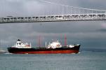 LIon of California, Oil Tanker, San Francisco Oakland Bay Bridge, IMO: 5116957, TSWV02P03_11