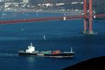 Ever Valor Container Ship, Evergreen Shipping, Golden Gate Bridge, IMO: 7729265, TSWV02P03_17