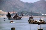 Chinese Junks, Harbor, July 1968, 1960s