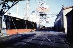 SS Sonoma, Dock, Freight Ship, Crane, 1950s, TSWV03P13_15