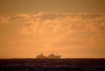 Oil Tanker Ship on the Horizon, Pacific Ocean, TSWV03P15_01