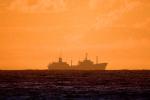 Oil Tanker Ship on the Horizon, Pacific Ocean, TSWV03P15_01B