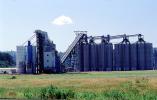 grain silos, conveyor belts