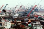 Gantry Crane, Dock, Harbor, Pusan, South Korea, TSWV04P02_14