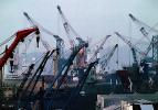 Gantry Crane, Dock, Harbor, Pusan, South Korea, TSWV04P02_15B