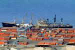 Port of Haifa, Gantry Crane, Dock, Harbor, TSWV04P06_03B