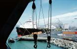 Pully, hook, cranes, dock, harbor, Maunawili, Matson Shipping Lines, TSWV04P13_14