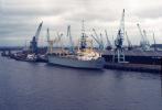 Borre Oslo, Newcastle Harbor, Cranes, Ship, Bulk Terminal, 1977