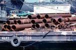 Alameda, Navy YC-1333, Barge, Pipes, TSWV05P10_02