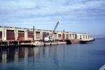 barge, Crawler Crane, Dock, Harbor, Pier