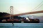 APL, American President Lines, San Francisco Oakland Bay Bridge