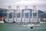 Zhen Hua 4, Heavy lift vessel, shipping large cranes from China to Oakland, Golden Gate Bridge, Gantry Cranes, IMO: 7354292, TSWV06P02_04